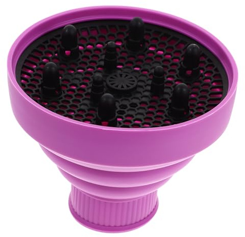 Silikon Haartrockner Diffusor Flexibel Faltbar für Salon und Zuhause | Einziehbar, Leicht zu Reinigen, Elastisch, Zerlegbar, für Haarstyling mit Passender Föhn Ausrichtung