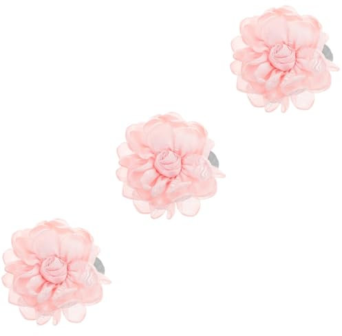 Garneck 3 Stück Vorhang Blumen Fensterverkleidungen Dekorationen Zubehör Für Fensterschirme Gardinen Halteschnallen Vorhangschnallen Für Vorhänge Vorhangbänder Pfingstrosen Rosa