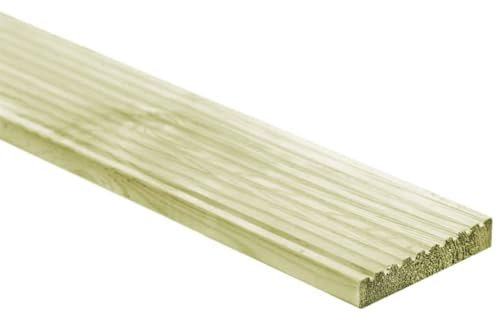 ShGaxin Terrassendielen 16 STK Balkon Bodenbelag, Balkon Möbel, Bodenfliesen, Terrassenplatten, Terrassenbelag, Balkonboden, Terrassenboden, 2,32 m² 1m Imprägniertes Kiefernholz