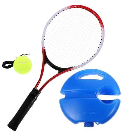 WESIEVYA Tennis Training Kit Mit Rebounder Für Junge Mädchen Und Anfänger Inklusive Ball Und Schläger Tragbar Und Langlebig Für Effektives Tennistraining Zu Hause Oder Unterwegs