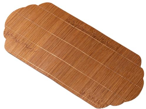 Zerodeko De Mesa De Bambú Tapete De Té Cojín Decorativo Natural Protector De Escritorio