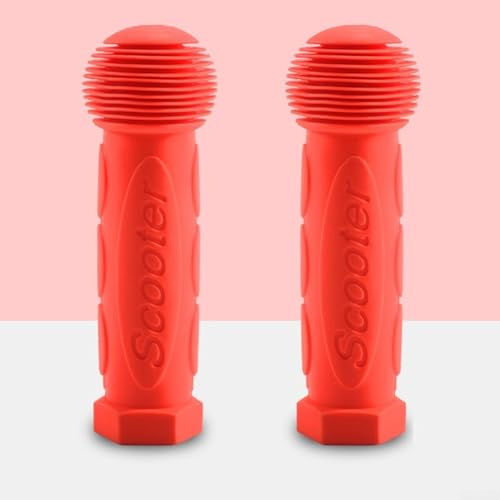 Zilimontt Goma para empuñaduras de manillar de bicicleta para niños, antideslizante, impermeable, para manijas de bicicleta y scooter, almohadillas de goma fáciles de instalar para bicicletas
