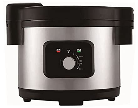 Cuiseur à Riz (10/13 L) Professionnel antiadhésif, Grande capacité, Maintien au Chaud Automatique, pour hôtels, Restaurants, cantines, pour 10 à 25 Personnes, 220-240 V, Compatible