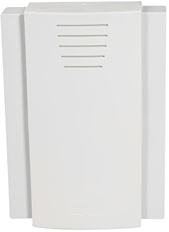 Sundi - Timbre de puerta con transformador integrado, 230 V, plástico, metal, color blanco