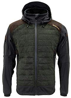 Carinthia G-Loft ISLG Jacket Herren Softshell-Lodenjacke, geräuscharme Jagdjacke, isolierte Übergangsjacke mit Wolle und Fütterung, Oliv