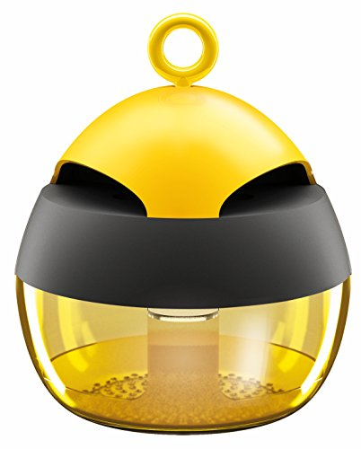 Tescoma Wespenfalle wiederverwendbar aus Kunststoff mit Aufhängebügel ideal für Balkon Terrasse Garten oder Picknick zur natürlichen Abwehr von Wespen ohne Chemie - 5er Set