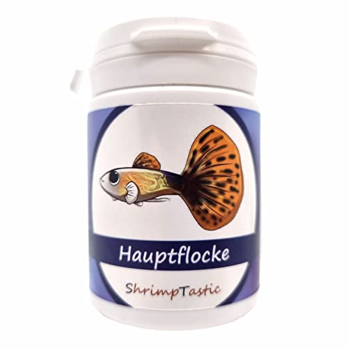 ShrimpTastic Hauptflocke 75ml, Flockenfutter für viele Zierfischarten