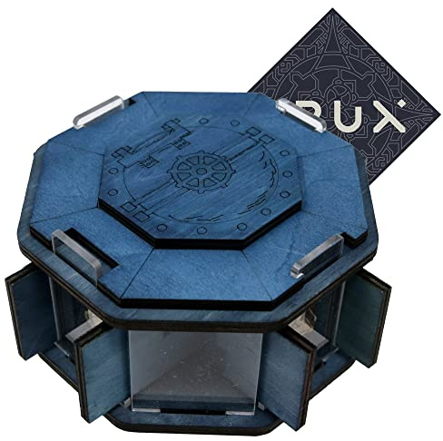 Jailbreak 4.0 Secret Escape Box - sehr knifflige Holzpuzzle Box - über 30 Schritte - inkl. Crux Sticker