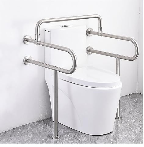 Haltegriffe for Behinderte, 58,4 cm, WC-Handläufe, Badezimmer-Sicherheitsstange, Handstützschiene, Handlauf-Zubehör for Behinderte, for Senioren, ältere Menschen, Behinderte, bariatrische Geländer, Wa