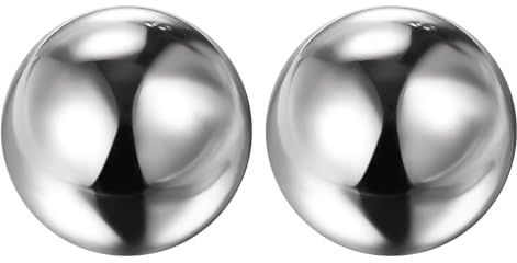 sourcing map azing Ball 4 100mm Reflective Sphere Polished Hollow Ball | Stainless Steel Gazing Globe Mirror Ball, for Home Outdoor Decoration