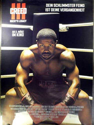 Creed III - Rocky's Legacy - Michael B. Jordan - Filmposter A1 84x60cm gerollt