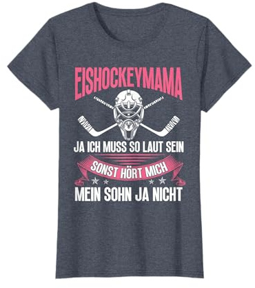 Eishockeymama Torwart Goalie Muttertag Mama Eishockey T-Shirt