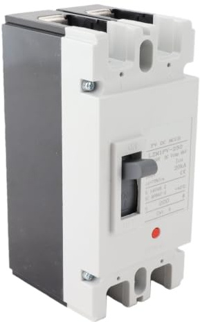 Interruttore Automatico 200A MCCB Interruttore di Protezione Batteria Solare 2P DC 1000V Accessori Professionali