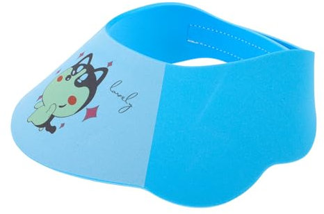 VICASKY 3stücke Kids Duschkrone Verstellbare Badewannen-visierhaube Für Sicheres Haarwaschen Wasserdichtes Design Blau Für Junge Mädchen Und Kleinkinder Beim Baden Und Spielen