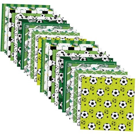 Garneck -teiliges Fußball-geschenkpapier-set für Jungen Großes Fußball-thema Geschenkpapierrolle für Geburtstagsparty-dekorationen