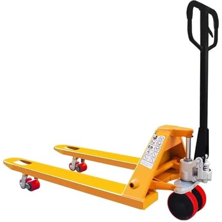 BADIKA transpalette Manuel Palette Mobile 2T 3t Chariot élévateur réglable transpalette Manuel Pompe hydraulique Chariot élévateur Manuel transpalette Ventes(2T Polyurethane550 PU)