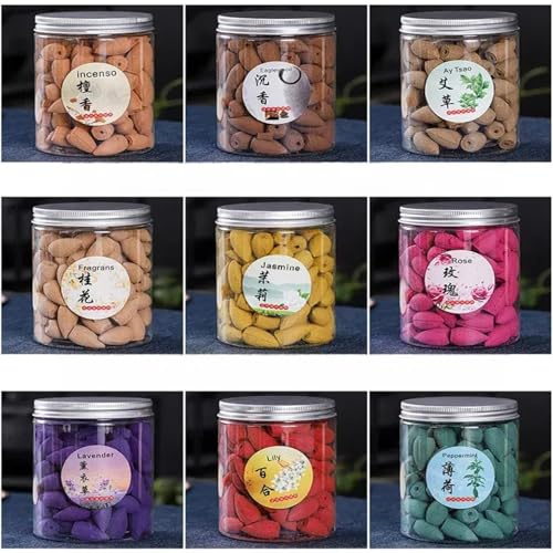 HIVZRKPYW 100 Capsules Bottled regurgitated Incense, Sandalwood, agarwood, Room Aromatherapy, Wormwood, Ornamental Reflux