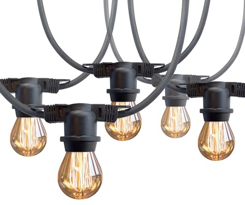 Brightium Ghirlanda 10 m, 20 x E27, bietet warmes Licht und vielseitige Dekoration für den Innen- und Außenbereich, ideal für Veranstaltungen und Ambiente.