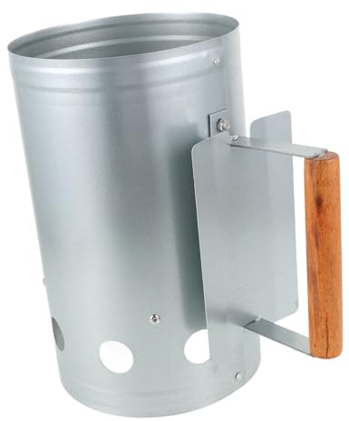 VICASKY Grill Anzündkamin Tragbarer Mit Optimaler Luftzirkulation Für Camping Und Grillabende Feuerzeugflüssigkeit Effiziente Von Holzkohle