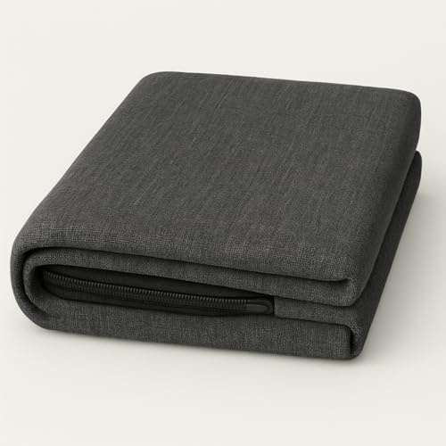 chilly pilley® Bezüge UV für Palettenkissen Palettenauflagen Palettenmöbel Bezüge Sitzkissenbezug Rückenkissenbezug (Sitzkissen 120x80x15cm, Anthrazit UV)