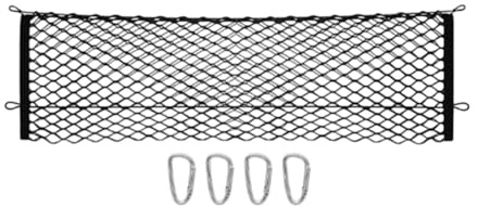 BaotyJie Rete portaoggetti per bagaaio posteriore per auto a, pratica e facile da usare per il viaggio, 140x40 Cm