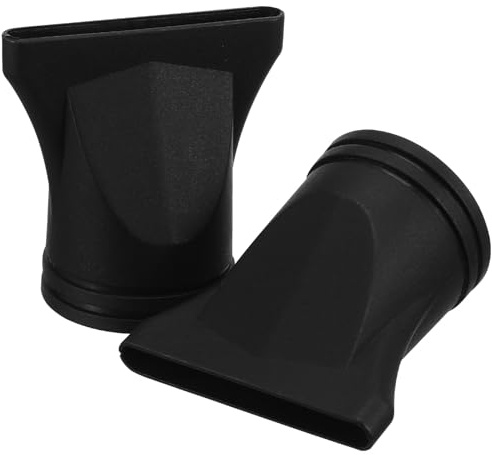 Warmhm 2pezzi Ugello per Asciugacapelli Riutilizzabile Diffusore per Asciugacapelli Nero Accessorio per Strumento per Styling dei Capelli