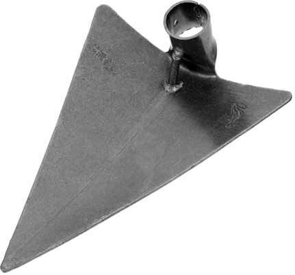 BESPORTBLE Outil de Jardinage Multifonction Houe Triangulaire Acier Haute Teneur Tête Forgée Résistante Rouille et Pratique pour Désherbage et Culture