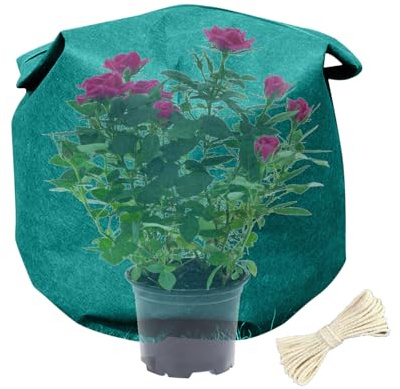 para Plantas de Invierno, con Cremallera, portátil, no Tejida, Manta Protectora para Plantas, para árboles pequeños, Tomates, bonsái, cítricos, arándanos