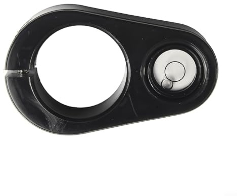 Nivel de ampolla para poste de 32 mm, accesorio de nivel de burbuja redondo, accesorio de burbuja de nivel de barra de centrado para equipos de mapeo y topografía, aleación de aluminio