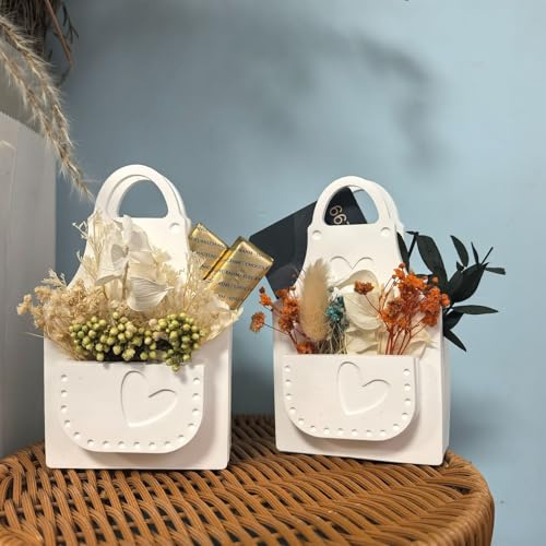 3 Stück Blumenkorb Silikonform Weihnachten Silikonform Blumen Vase (A) | Silikonformen Gießformen Weihnachten Silikonform Blumenkorb Geldgeschenk Gießformen Silikon Weihnachten Gips Zum Gießen