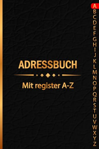 Adressbuch: adressbuch mit register a-z, Adressbuch Zum Eintragen für bis zu 300 Einträge | Telefon & Adressbuch