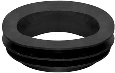 ABRISA Guarnizione Labbra per Manicotto Ø 90 mm.WC, Scarico, Collegamento Tubo Inodoro, Nero, 90 mm