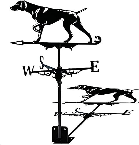 XINYUNFEI Wetterhahn Metall für Garten Metall Weathervane Mit Retriever Ornament Wetter Vane Segelboot Schiff Windrichtung for Hausgarten