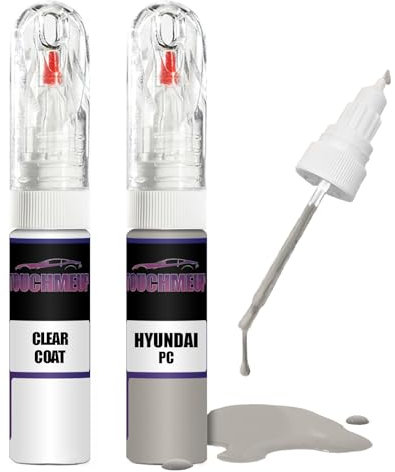 Kit de reparación de pintura de retoque para Hyundai Pebble Beig PC + barniz transparente