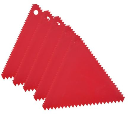 5 Stück Kleberspachtel, wiederverwendbar, für Polyesterharz, Spachtelmasse, Klebstoff, Dreieck