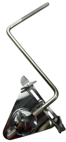 Support de suspension pour instruments à percussion tels que Cowbell et Rod. Compatibilité multi-angles et pince de suspension robuste pour tambour