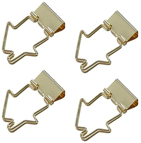 SPYMINNPOO Clips para Carpetas, Abrazaderas de Papel Fuertes y Estables para Almacenamiento de Archivos de Oficina, Clamp/Holder de Cola de Milano para Oficina, Escuela, Uso Doméstico, Hierro