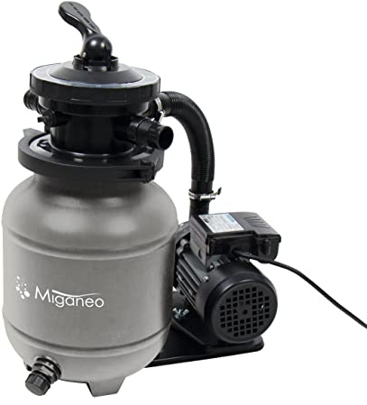 Miganeo Sandfilteranlage Speedclean 7000 grau inkl. Filterballs 403952