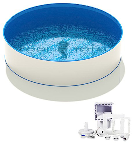 POOL Total Aufstellbecken Set Basic Ø 3,00 x 0,90m Folie 0,6mm/ Pool/Swimmingpool/Schwimmbecken