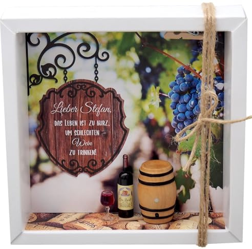 ZauberDeko Geldgeschenk Verpackung Weingutschein Wein Geschenk Geburtstag PERSONALISIERT