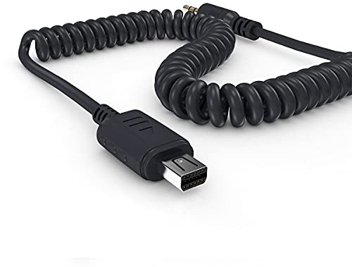 ayex Câble adaptateur spirale compatible avec Olympus UC1 E-PL8 E-620 E600 E520 E510 SP-810 UZ SZ-300MR Pen-F par exemple pour déclencheur à distance