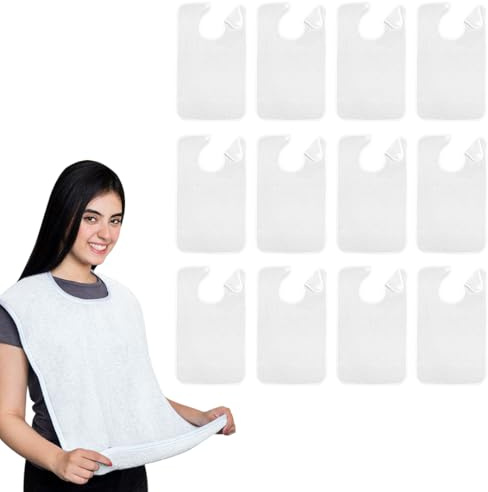 Avalon Towels Adult Bibs for Women Bib for Adults for Eating Adult Bibs for Men baberos para adultos mayores Clothing Protectors