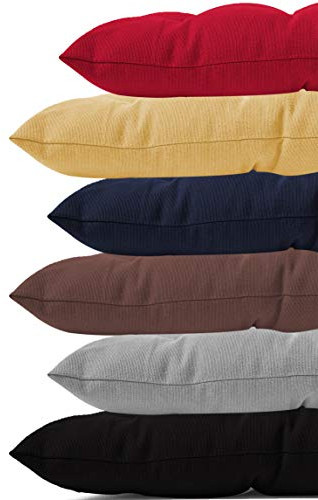 Dickes Bankkissen, 8 cm, Gartenbank-Sitzkissen, 2-, 3-Sitzer, rechteckige Bank-Sitzauflage für Chaiseliere, Schaukel, Sofa, für den Innen- und Außenbereich (110 x 40 cm, grau)
