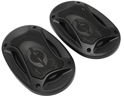 Altavoces para Automóvil de 2 Piezas, Parlantes para Automóvil con Enfriamiento Coaxial de 6 Pulgadas, Diseño de Enfriamiento de Bobina de Voz, Bajos de Rango Completo, Respuesta de Frecuencia de 35 a