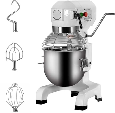GGM Gastro | PRMH30 | Planetenrührmaschine - 27 Liter - 1,1 kW - inkl. 3 Rühraufsätze