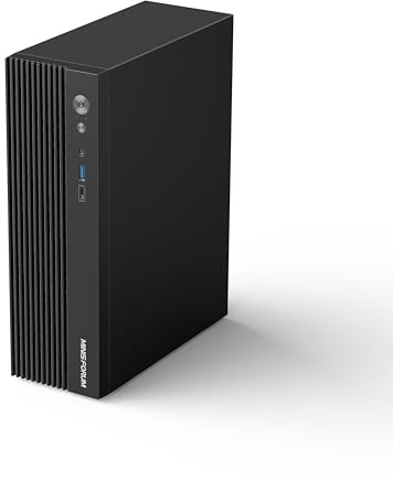 MINIS FORUM 795S7 Mini-ITX-PC AMD Ryzen 9 7945HX (16C/32T, bis zu 5,4 GHz), HDMI2.1/DP1.4/USB C, USB A x 5, USB C x 2, PCIe 5,0 x 16.400 W (kein RAM/SSD/dedizierte Grafikkarte)