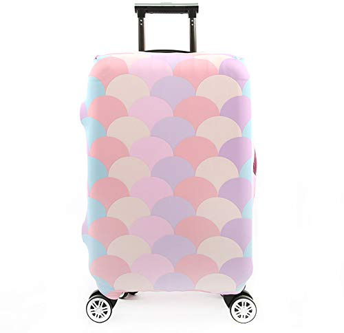 wxlmom Kofferschutzhülle XL Geometrie Waschbar,Suitcase Cover Für Kinder Und Erwachsene,Elastischer Spandex-Koffer-Protector,Koffer-Abdeckungen