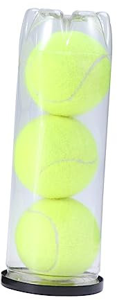 Milisten 3stücke Tennisbälle Tennisball Übung Und Haustier Tennisbälle Aus Naturkautschuk Für Böden