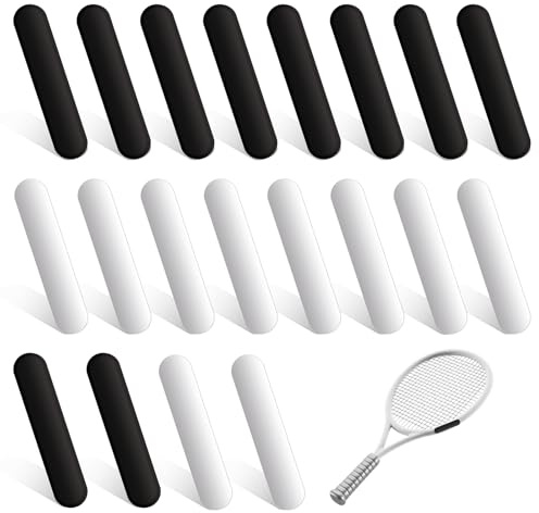 Cheynn 20 Stück Bleiband für Tennisschläger, 3g Selbstklebend Golf Bleiband Pickleball Schläger Bleiband Gewichtet Schwarz Silber Blei Tape Paddelkantenschutz Erhöhen des Gegengewichts