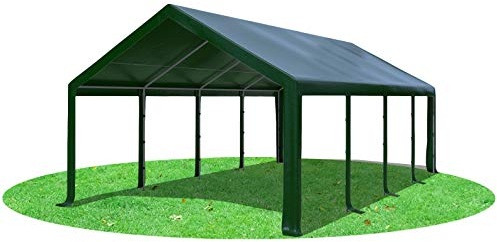 Stabilezelte Partyzelt 4x8m Modular Pro PVC ohne Seitenteile GRÜN